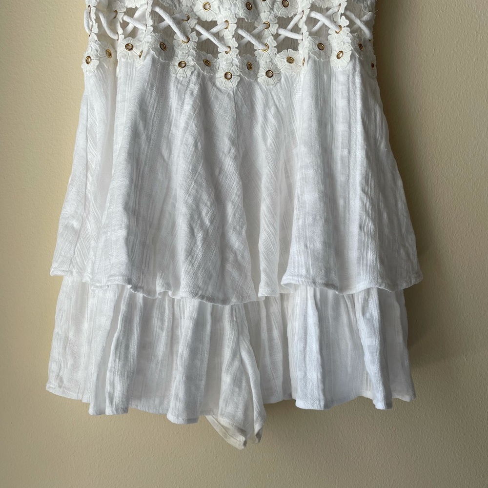Eyelet Ruffle Romper 🤍 - Picture 9 of 12